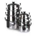 8 PCS Edelstahl American High Pot Sets Kochgeschirr